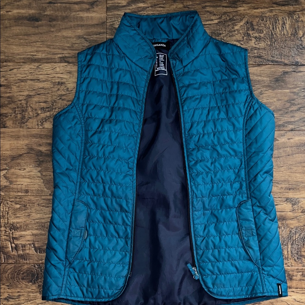 Stylish Teal Quilted Vest for Kids